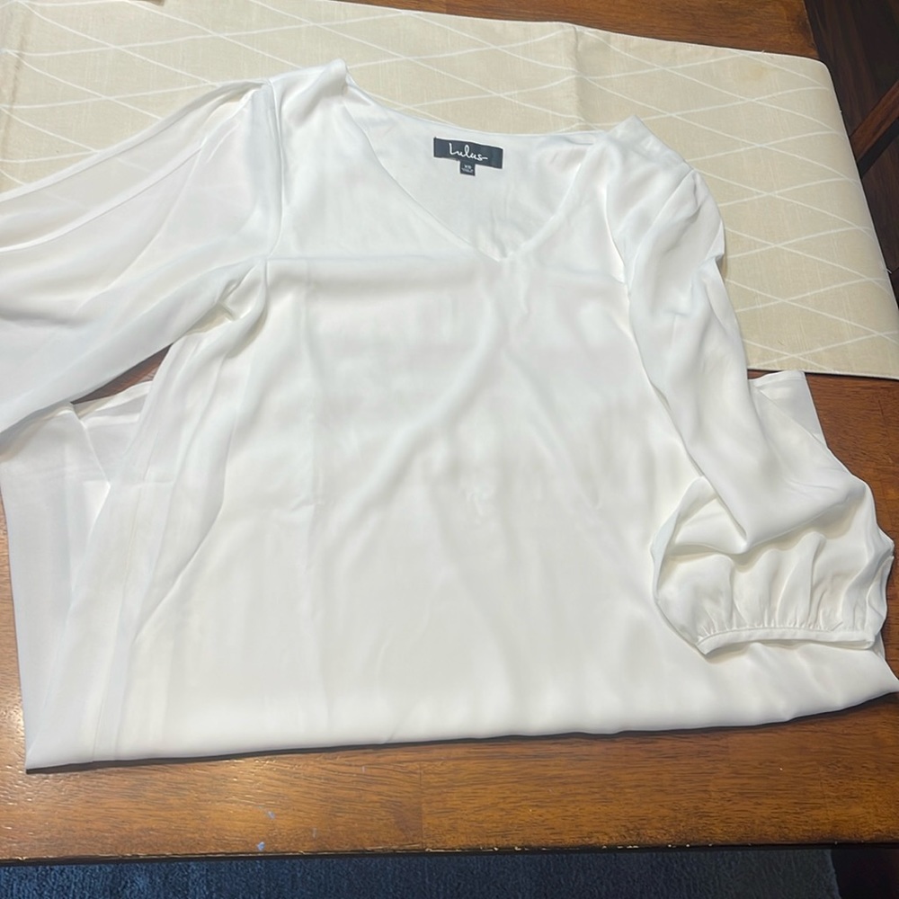 Lulus white dress